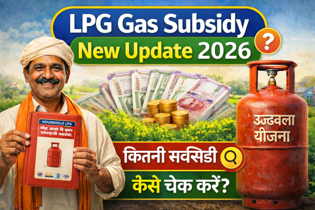 LPG Gas Subsidy New Update 2026