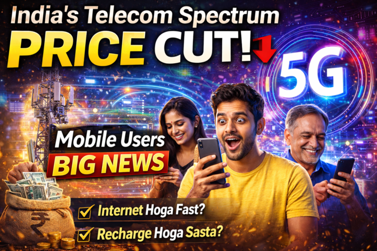 India’s Telecom Spectrum Price Cut