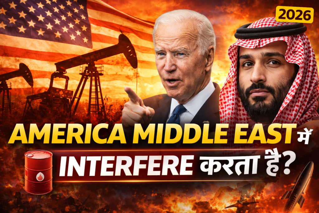 America Middle East में क्यों interfere करता है?