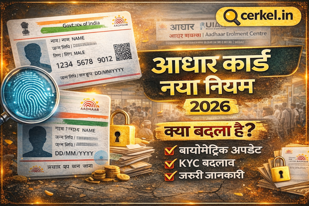 आधार कार्ड नया नियम 2026
