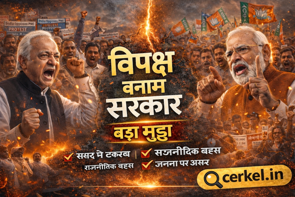 विपक्ष बनाम सरकार