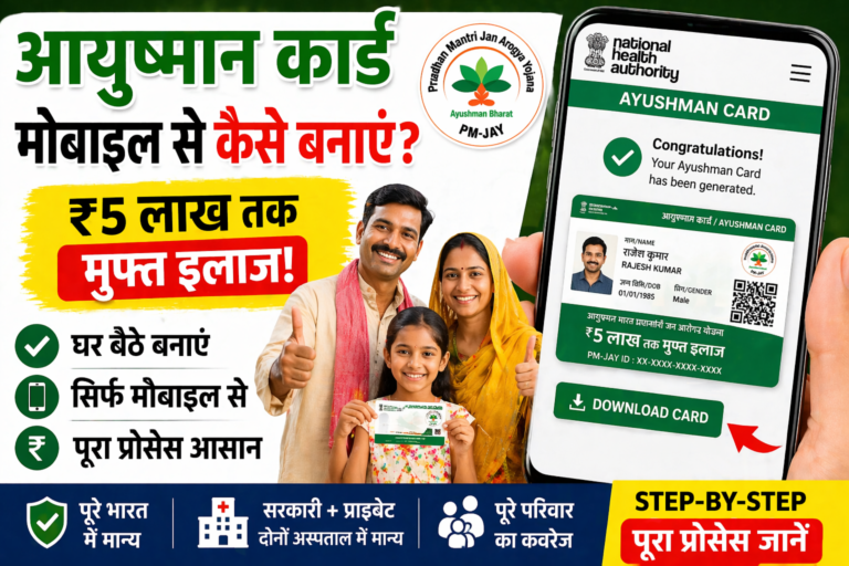 Ayushman Card Kaise Banaye Mobile Se